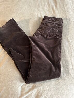 AG Adriano Goldschmied Brown Corduroy Jeans